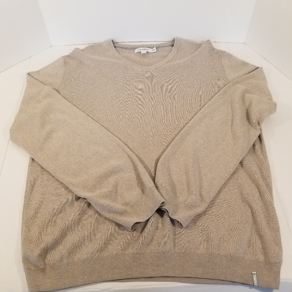 CALVIN KLEIN MENS V NECK SWEATER